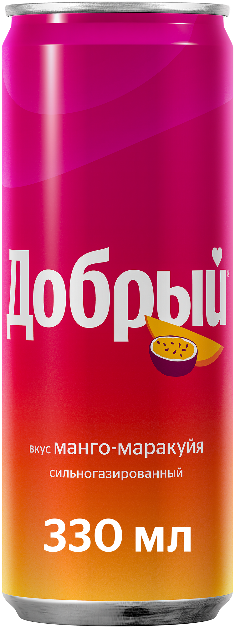 Напиток газированный Добрый Манго-Маракуйя, 330 мл - фото №2