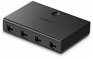 Разветвитель портов Ugreen с переключателем 4хUSB 2.0 (30346)