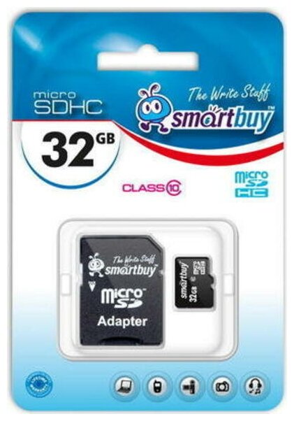 Карта памяти 256GB SmartBuy MicroSDXC Class 10 UHS-I + SD адаптер - фото №14