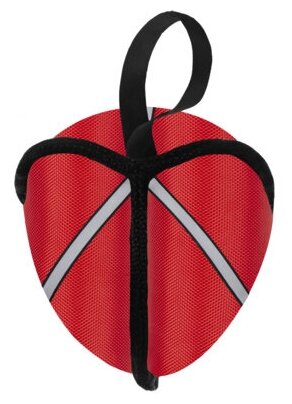Tappi игрушки Игрушка Гэп для собак мяч красный ткань кордюра, со светоотражающей полоской 0,306 кг 41550