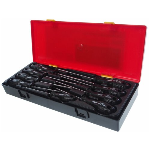 Набор отвёрток JTC TORX Т8-Т40 в кейсе 9 штук 8pcs torx screwdriver bits set t5 t6 t8 t9 t10 t15 t20 t25 s2 alloy steel 50mm torx screwdriver bits kit for working handle tool