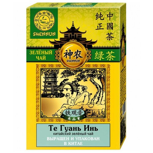 Чай Shennun Те Гуань Инь зеленый, листовой, 100 г. 13063.