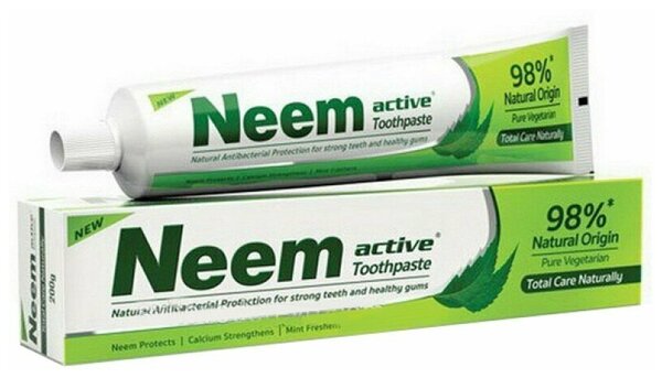 Зубная паста с экстрактом Нима для комплексного ухода за полостью рта, 120 гр.