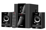 Колонки 2.1 Sven MS-1821, черный (44 Вт, Bluetooth, пульт, дисплей, FM, USB, SD)