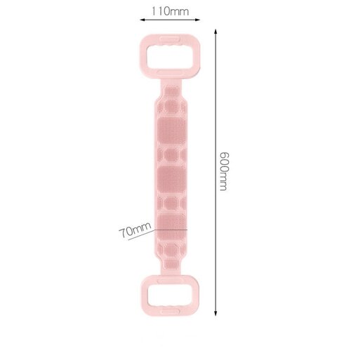 Силиконовая щетка - мочалка с массажным эффектом для мытья тела.