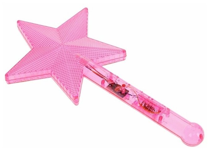 Светящаяся палочка КНР "Звезда", розовый (2790197)