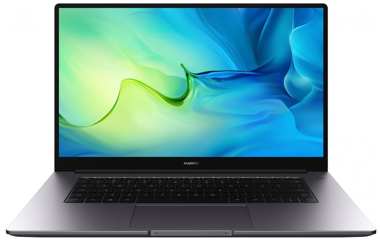 15.6" Ноутбук HUAWEI MateBook D 15 1920x1080, Intel Core i3 1115G4 3 ГГц, RAM 8 ГБ, SSD 256 ГБ, Intel UHD Graphics, Windows 11 Home, 53013GHC, серый