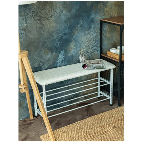 Обувница Лофт / Подставка для обуви/банкетка/ этажерка для обуви/ пуф