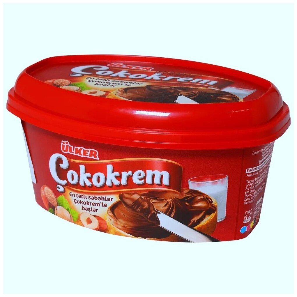 ULKER Cokokrem натуральный молочный шоколад Паста шоколадная с фундуком 400 гр.