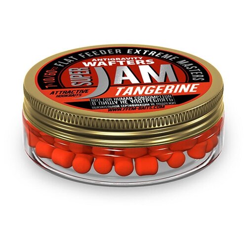 FFEM Бойлы нейтральной плавучести Jam Wafters Tangerine 7x10 (60шт) бойлы нейтральной плавучести ffem jam wafters super plum 10x13mm