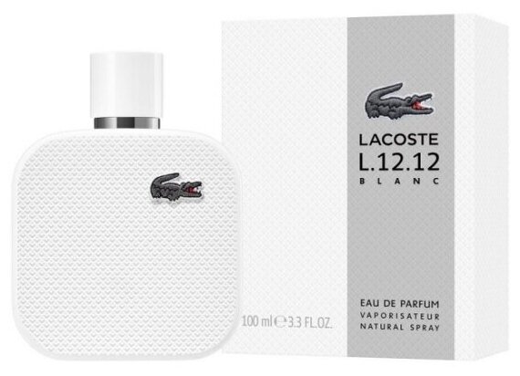 Мужская парфюмерная вода Lacoste L.12.12 Blanc, 100 мл