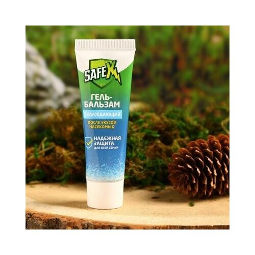 Гель-бальзам после укусов насекомых SAFEX, комплект 34 шт., 30 мл