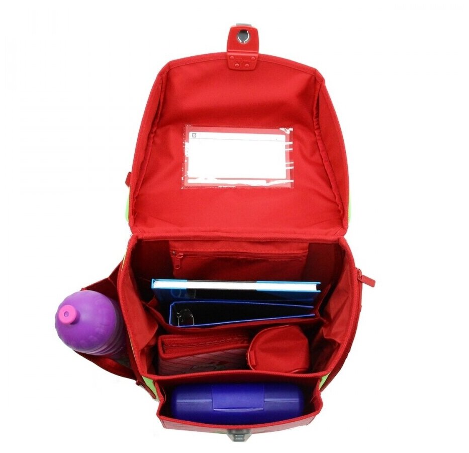 Ранец Herlitz, Midi new Horses розовый/красный/зеленый - фото №9