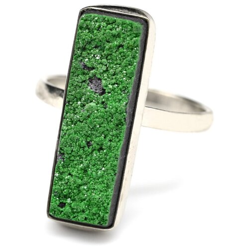 Кольцо, размер 19, зеленый