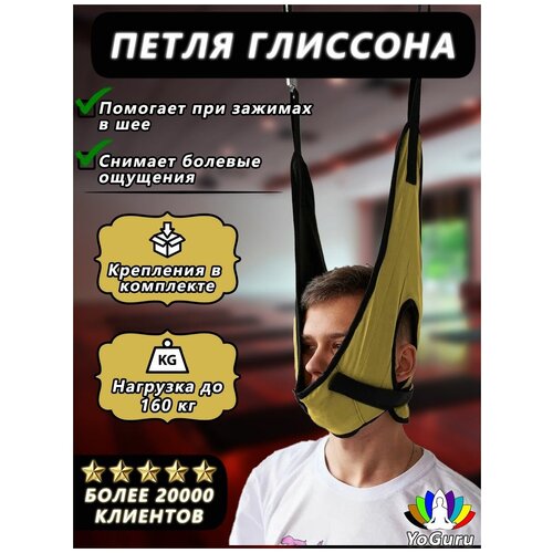 Петля Глиссона / Шапка Глиссона / Тренажер для шеи / YoGuru