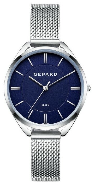 Наручные часы Mikhail Moskvin Gepard, синий, серебряный