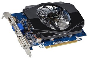 Видеокарта GIGABYTE GeForce GT 730 902Mhz PCI-E 2.0 2048Mb 1800Mhz 64 bit DVI HDMI HDCP ver 3 (GV-N730D3-2GIV3.0)