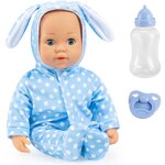 Интерактивная кукла Bayer Анна 38 см (в голубом комбинезоне в горошек) 93822AD - изображение