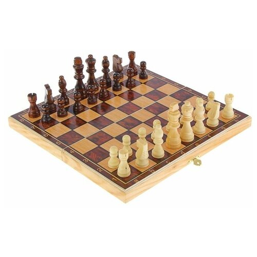 Шахматы Классические (доска дерево 30 х 30 см, фигуры дерево, король h=8 см)