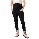 Джинсы зауженные Мамуля Красотуля для беременных темно-серый джинс - изображение