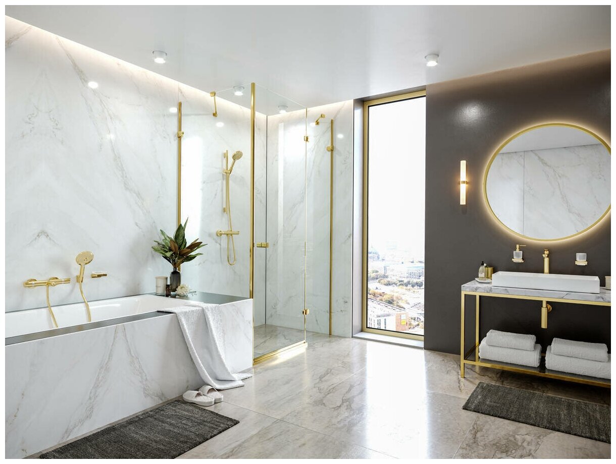 Смеситель термостатический Hansgrohe - фото №5