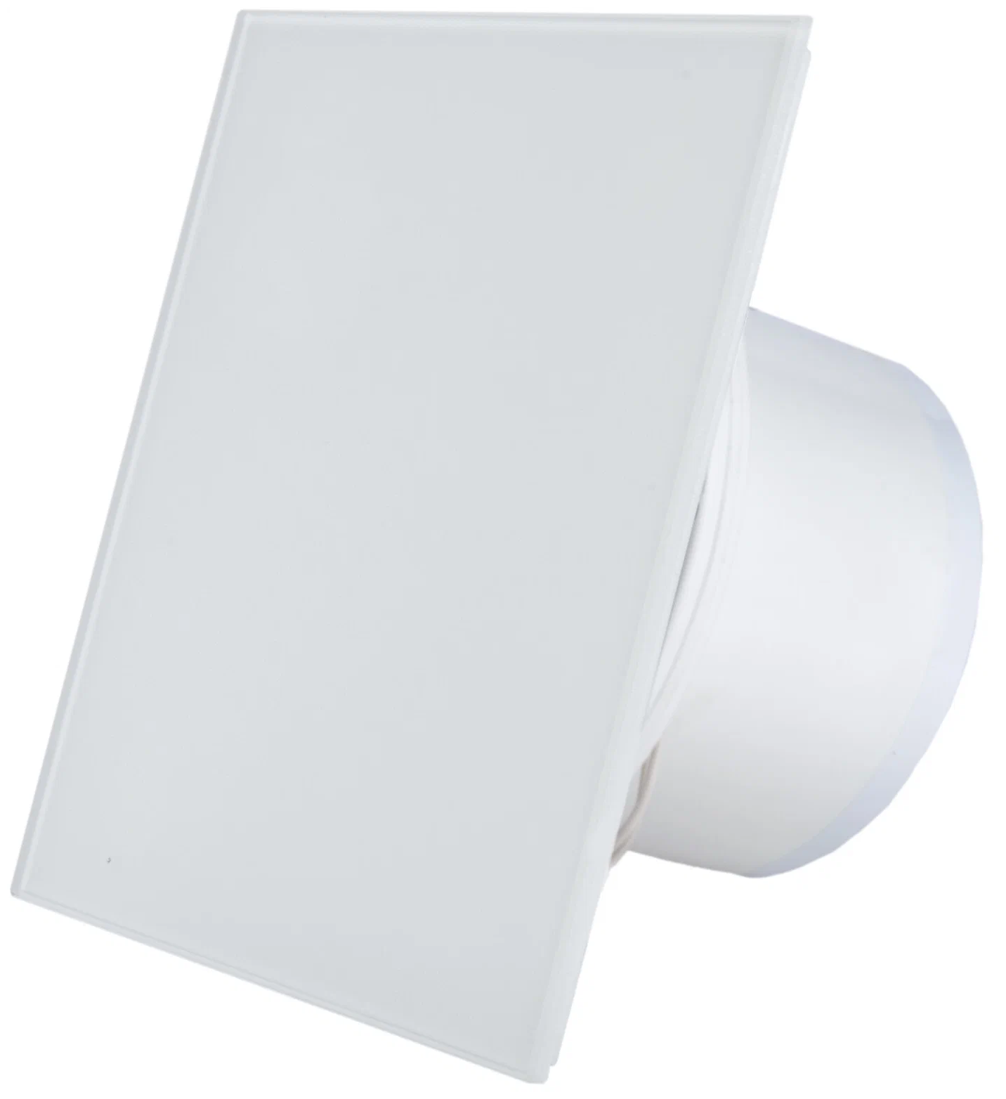 Вытяжной вентилятор для ванной Mmotors сверхмощный MMP 169 м3/ч стекло, белый матовый