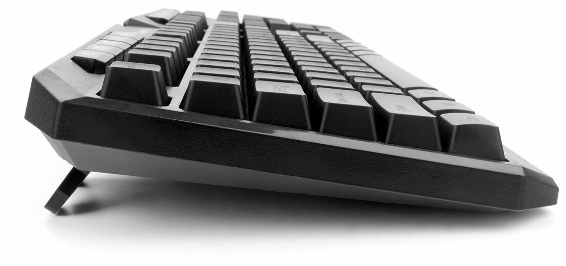 Клавиатура Gembird с подсветкой, USB, черный, 114 кл., м/медиа, Rainbow, кабель 1.5м - фото №6