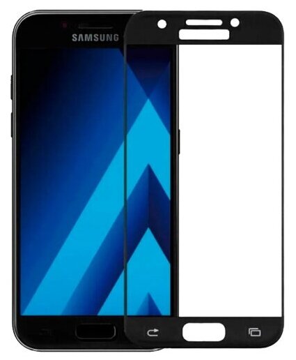 Защитное стекло для Samsung Galaxy A7 2017 c полным покрытием, серия стеклофф Base