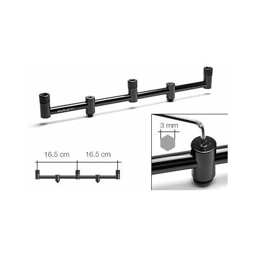 Перекладина снэг-бар Nautilus Blacktron 3 rod Snagbar 35cm NSB-335 на 3 удилища