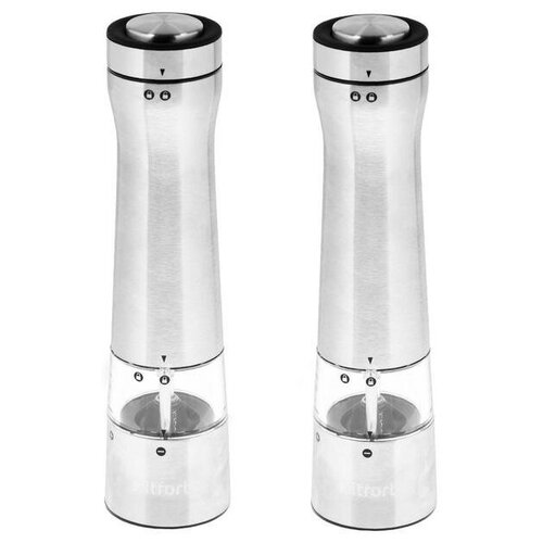 Kitfort Набор электрических мельниц Kitfort KT-2029 2 шт подсв от 6хААА не в комплекте сереб 470100₽