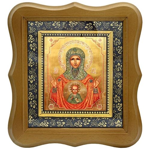 Знамение Серафимо-Понетаевская икона Божьей Матери на холсте. миронов а болезни ног