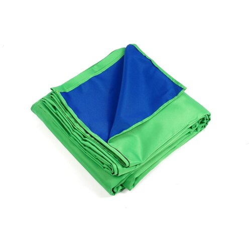 Фон тканевый FST-B33PDS Blue/Green, двусторонний синий / зеленый хромакей