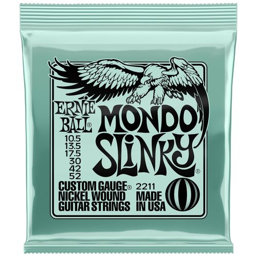 ERNIE BALL 2211 Nickel Wound Slinky Mondo 10.5-52 Струны для электрогитары