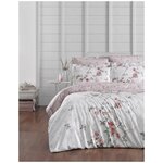 Комплект постельного белья DO&CO Сатин DELUX 1,5 спальный MATILDE цвет белый - изображение