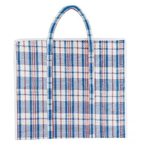 фото Сумка хозяйственная 53*48*29см клетчатая восток