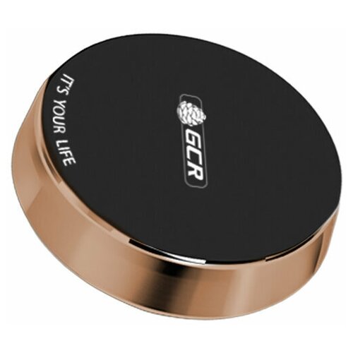 GCR Комплект держатель магнитный для ванной комнаты + пластина, GOLD