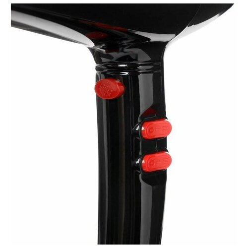 Фен LuazON LF-19 1800 Вт 2 скорости 3 температурных режима 3 насадки черный 388700₽