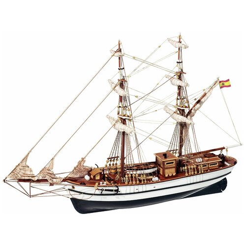 Сборная модель корабля от OcCre (Испания), бригантина Aurora, 682х200х483 мм, М.1:65 никитин ю контролер книга пятая бригантины поднимают паруса