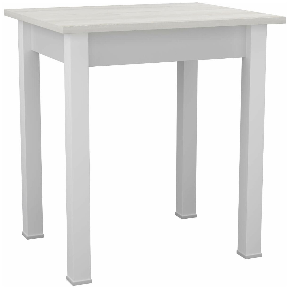 Стол обеденный Боровичи-мебель Компакт (прямая ножка) Белый/Сосна белая 86310