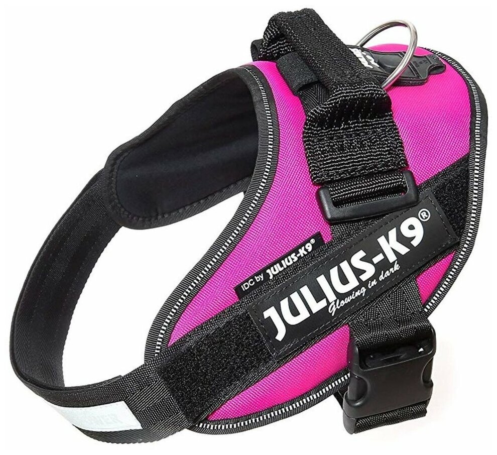 JULIUS-K9 шлейка для собак IDC-Powerharness Mini-Mini (4-7 кг) (40-53 см., Черный) - фото №3