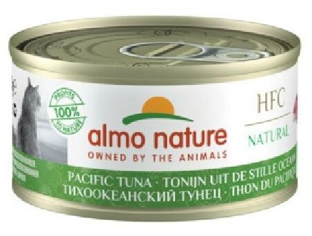 Almo Nature консервы Консервы для Кошек с Тихоокеанским Тунцом (HFC - Natural - Pacific Tuna) 9031H | Legend HFC Adult Cat Pacific Tuna 0,07 кг 20098 (2 шт) - фотография № 2