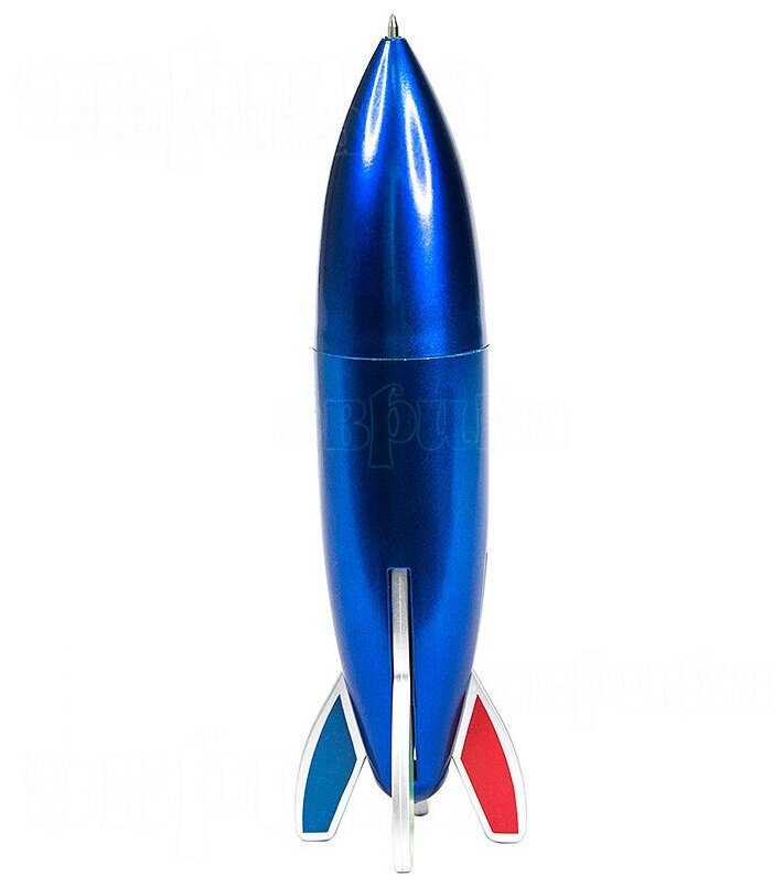 Ручка Ракета 4 стержня Синий (синий, черный, красный, зеленый) / подарок Космос 12 апреля День космонавтики