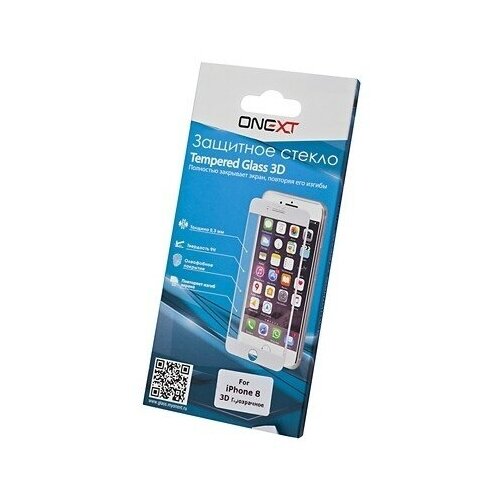 Защитное стекло 3D ONEXT для iPhone SE2020 /7/ 8 clear