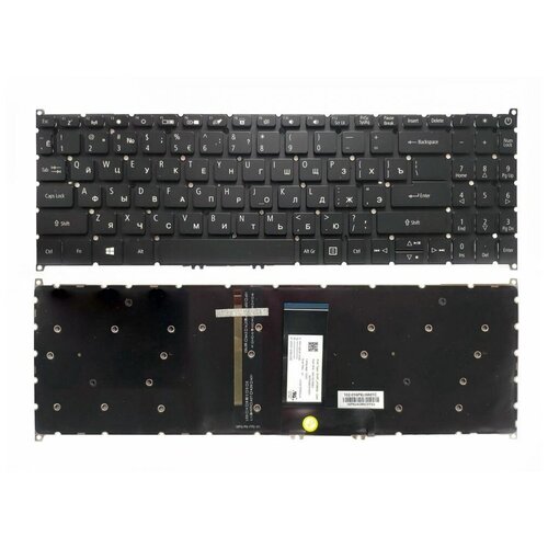 Клавиатура NKI15170B3 с подсветкой для Acer Swift 3 SF315-51 SF315-52 SF315-51G N17P4 A515-52 A515-52G A515-53 A515-54 SF315-41G SF315-41 Aspire 5 A515-43G Aspire 1 A115-31 Aspire 3 A315-56 Aspire 3 A315-42G Aspire 3 A315-55G 2490₽