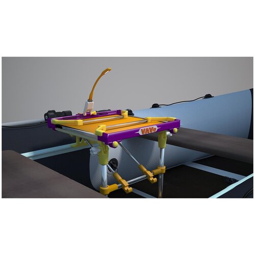 Столик в лодку ПВХ с автономной подсветкой