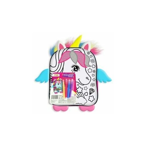 Набор для творчества Color Puppy Роспись рюкзака Единорог, 70025