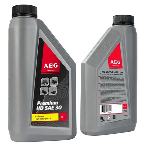 Масло четырехтактное минеральное Premium (1 л; HD SAE 30; API SJ/CF) AEG Lubricants 30627