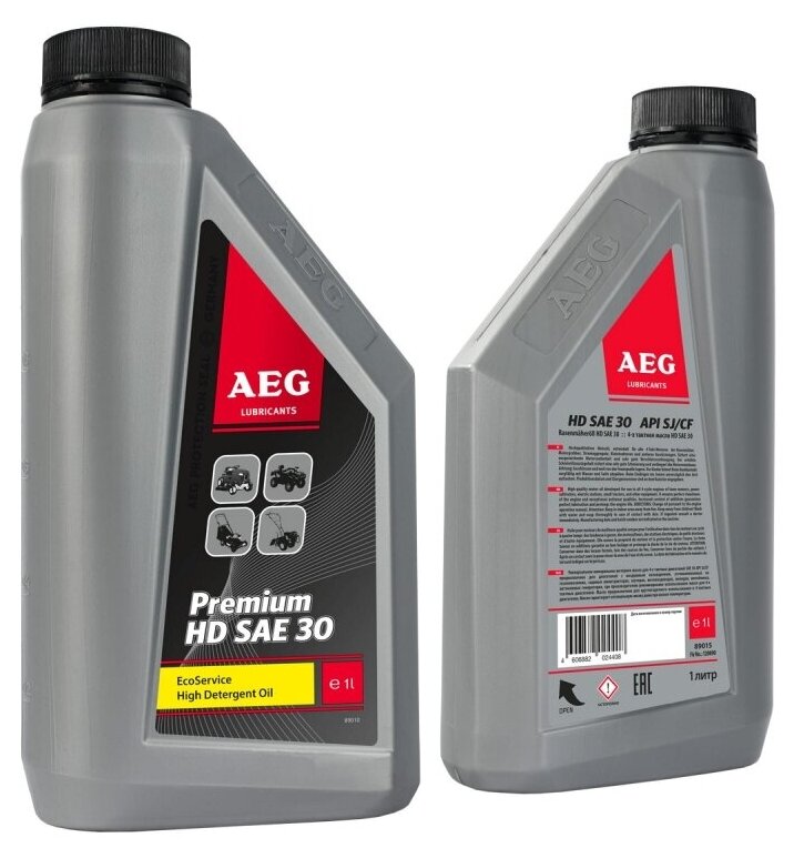 Масло четырехтактное минеральное Premium (1 л; HD SAE 30; API SJ/CF) AEG Lubricants 30627