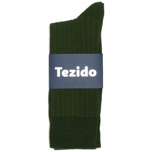 Носки Tezido, размер 41-46, зеленый носки tezido размер 41 46 черный