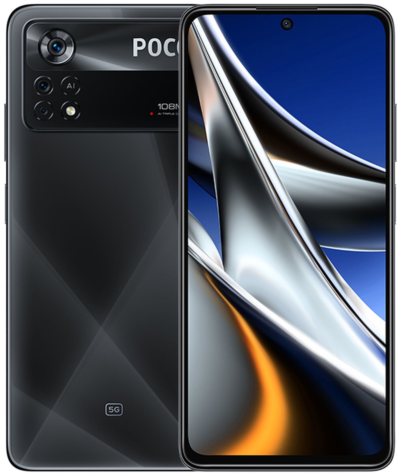 Смартфон Xiaomi POCO X4 Pro 5G 6/128 ГБ Global, Dual nano SIM, Лазерный чёрный